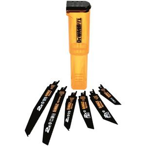 DeWalt Reciprocating <b>Saw</b> Blades Set 6-Piece For Metal Wood <b>Plastic</b> Cutting - Product Image 1