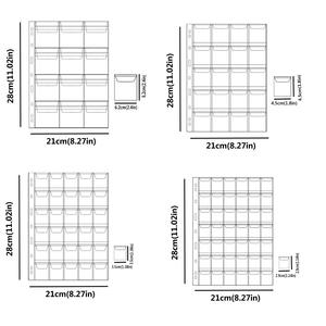 <span class=keywords><strong>Album</strong></span> per Monete in Pelle PU con 4 Anelli, Raccoglitore per Monete con Custodia Protettiva - Product Image 3