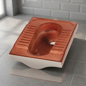 ห้องน้ำสุขภัณฑ์เซรามิกสีม่วงแดงแบบชนบท - Product Image 6
