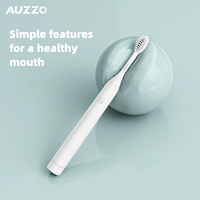 Brosse à dents électrique sonique portable de haute qualité personnalisée avec blanchiment des dents, fonctionne sur piles, poils doux pour adultes