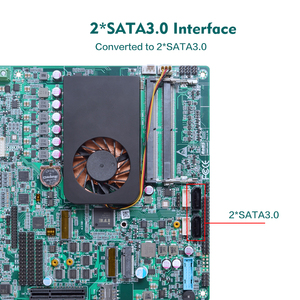 מיני איקס לוח אם לוח 2 lan 6 * com intel 12 ליבה gen i3 i5 i7 2 * dr5 vga/dp x86 הכל בתעשיה אחד מחשב לוח - Product Image 5