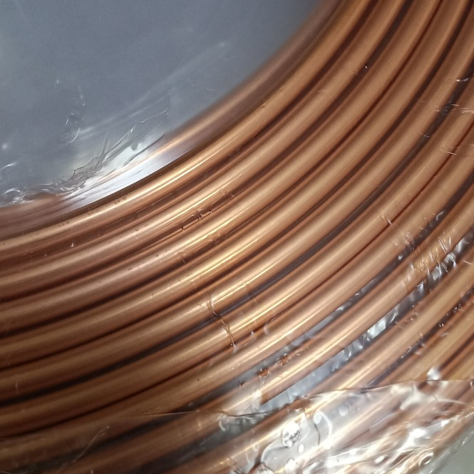 銅管 コイル 5分 新品 エアコン 空調 冷凍機 シングルコイル 5分 15.88Φ