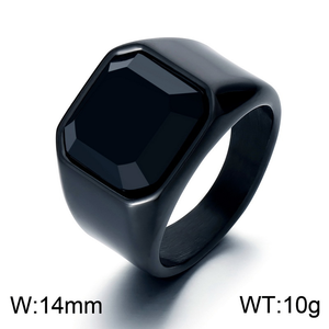 Anillo de Acero Inoxidable 316L Chapado en Oro de 18K con Grabado Personalizado, Resistente al Agua y al Deslustre, el Más Vendido - Product Image 3