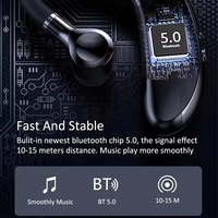 Écouteurs sans fil HOT S109 BT, oreillettes mains libres, casque intra-auriculaire, écouteurs sportifs avec micro pour appels téléphoniques