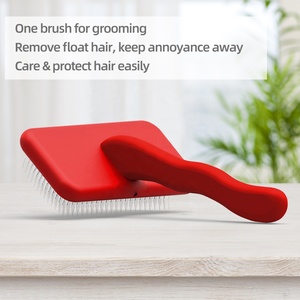 Baoli OEM grande brosse à lisser en bois en caoutchouc souple et épingles ultra souples brosse à lisser pour pelucher les cheveux brosse à lisser - Product Image 5