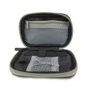 Sac pour lecteur de glycémie 14,5x9x3 cm, étui de rangement médical portable en tissu pour tensiomètre et autres appareils - Product Image 3