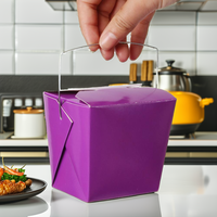Film d'emballage alimentaire avec poignée, boîtes en papier, emballage artisanal