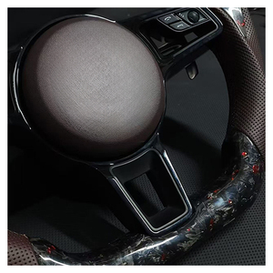 พวงมาลัย LED คาร์บอนไฟเบอร์พรีเมี่ยมสำหรับ Porsche Cayenne, taycan, Boxster,<span class=keywords><strong>Carrera</strong></span>, <span class=keywords><strong>911</strong></span>, 968 & 718GTS การอัปเกรดการแข่งรถไฮเทค - Product Image 2