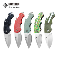 Couteau pliant multi-outils avec lame, manche en plastique, porte-clés, couteau de poche EDC, couteau de randonnée, ouvre-bouteille, brise-vitre