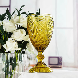 Tasse en verre de lait de qualité supérieure bon marché Offre Spéciale vente en gros de gobelets en verre vintage gobelets vintage - Product Image 5