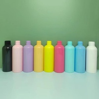 Botella de Plástico Cilíndrica para Cosméticos, con Bomba Pulverizadora, para Lociones y Champús, 100ml, 150ml, 200ml, 250ml
