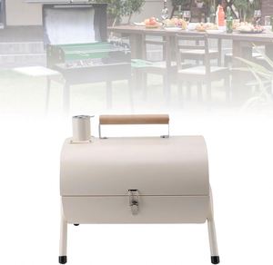 Barbecue portable en métal épaissi pour camping, pique-nique et jardinage, facile à assembler, idéal pour le charbon de bois - Product Image 2