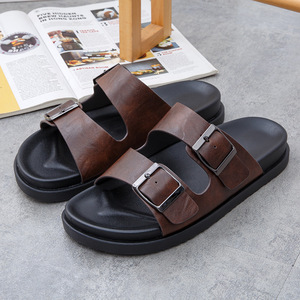Nouvelles sandales d'été légères pour hommes, personnalisées, en microfibre, antidérapantes, pour hommes - Product Image 5