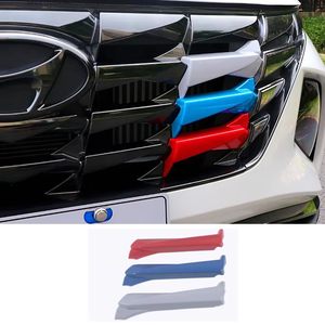 Para Hyundai <span class=keywords><strong>Tucson</strong></span> 2021 <span class=keywords><strong>2022</strong></span> 2023 <span class=keywords><strong>Nx4</strong></span>, Accesorios de Decoración para Parrilla Delantera, Rejilla Central, Kit de Estilización para Auto 2024 2025 2026 - Product Image 2
