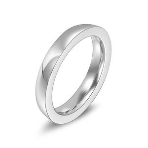 Titanium Steel Minimalist <b>Couple</b> <b>Rings</b> Unisex Daily Wear SA766 - Product Image 1