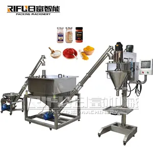 Semi-automatic flour starch milk powder coffee powder filling machine