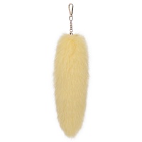 Pendentif en fourrure synthétique de renard de 11 pouces, queue de renard, accessoires écologiques, pendentif pour sac de femme, porte-clés de voiture