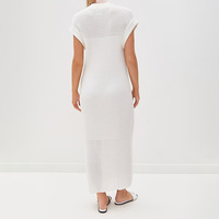 Robes en tricot nylon/coton unies et ajourées pour femmes, sexy, style pull d'été – Fabricant