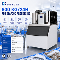 Machine à glaçons professionnelle pour la chaîne du froid et le refroidissement industriel, avec production de glaçons en flocons et support pour pièces de rechange