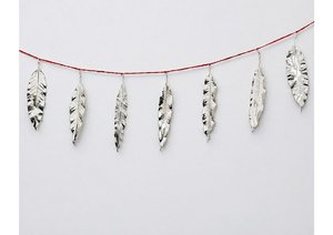 Élégante feuille de mangue véritable avec finition en argent 999, cadeau décoratif haut de gamme pour l'inauguration de maison, un anniversaire et les célébrations festives - Product Image 2