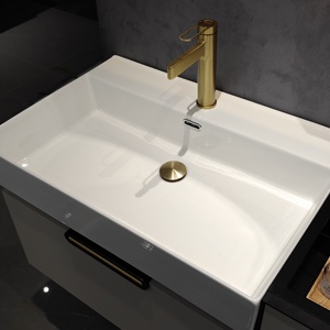 Water Proof Bathroom <b>Vanities</b> High Gloss Cabinet Bathroom <b>Makeup</b> <b>Vanity</b> with and Led Mirror 48 Inch - Product Image 6