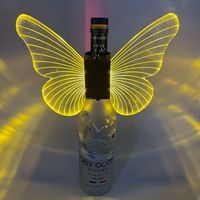 Bouteille de Champagne Alliage Topper Clignotant Lumière Bâton Papillon Ailes Sparkler LED Strobe Baton Baguette pour Bar Night Club VIP Service