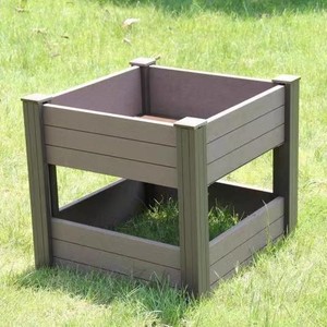 Anhui xuancheng wpc boîte à fleurs <span class=keywords><strong>en</strong></span> bois composite plastique durable jardinière pour jardin et parc - Product Image 3