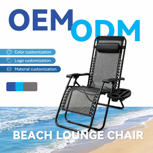 Silla Plegable de Lujo Multicolor al por Mayor, Tumbona Transpirable de Malla de Montaje Rápido para Playa y Exteriores - Product Image 1
