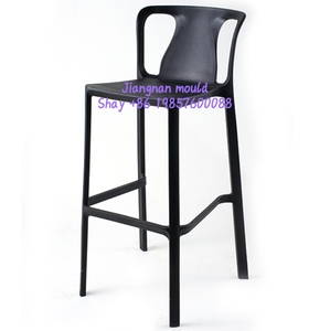 Taizhou Huangyan Mal Fabriek Van Hoge Kwaliteit Pp Materiaal Eetkamerstoel Schimmel Omvat Hoge Kast Geen Armleuning Bar Stoel Schimmel - Product Image 1