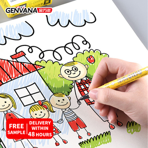 Genvana fineliners bút không mùi không độc hại cơ thể Bút Đánh Dấu 0.5/1.0mm Twin Mẹo siêu tốt fineliner đánh dấu - Product Image 5