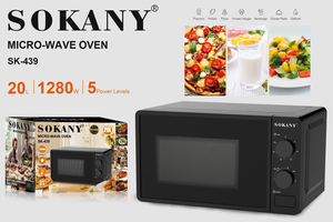 Sokany <span class=keywords><strong>Horno</strong></span> <span class=keywords><strong>Microondas</strong></span> Blanco <span class=keywords><strong>20</strong></span> <span class=keywords><strong>Litros</strong></span>, Electrodoméstico Personalizado 1320W, <span class=keywords><strong>Microondas</strong></span> Digital Con Grill - Product Image 5