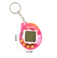 Usine Populaire Rétro De Poche Électronique Mini En Plastique Virtuel Pet Jeu Porte-clés Tamagochi Pet Jouet Nostalgie Machine