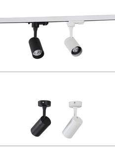 ไฟสปอตไลท์ LED แบบติดตั้งบนรางอะลูมิเนียมทันสมัย GU10 5000K แสงเดย์ไลท์ ปรับหรี่แสงได้ มุมลำแสง 120 องศา CRI90 สำหรับใช้ในโรงแรม ปรับความสูงได้ - Product Image 3