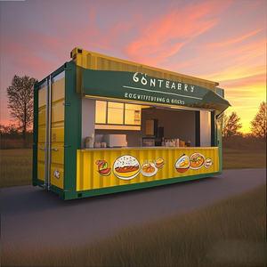 2025 New Design White Color Food With Sliding Window For <b>Sale</b> UK Container Restaurant - Product Image 3