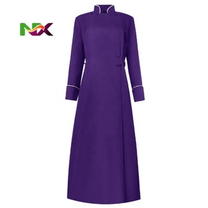 Disfraces <span class=keywords><strong>de</strong></span> Sacerdote Medieval Unisex con Cuello Alto y Botones, <span class=keywords><strong>de</strong></span> Poliéster, para Halloween - Product Image 5