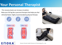 Système de thérapie séquentielle professionnel rechargeable, pompe à compression d'air pneumatique pour DVT, bottes de récupération sportive, massage des jambes