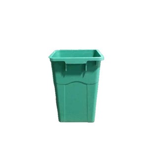 Poubelle en fibre de verre 25x30x43 cm rectangulaire à ouverture supérieure pour le recyclage, utilisation intérieure et extérieure - Product Image 5