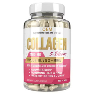 Sıcak satış Collagen1000mg kapsüller Anti-aging güzellik cilt beyazlatma ürün kollajen Softgels kapsüller - Product Image 1