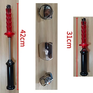 WOYO PDR101 Kit de réparation de bosses sans peinture avec marteau à inertie, colle à froid et 3 languettes métalliques pour outils de débosselage de carrosserie automobile - Product Image 3