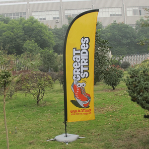 Banderas Promocionales Personalizadas, Banderas de Plumas, Astas de Aluminio, Banderas de Poliéster Impermeables, Banderas Ondulantes de Doble Cara, <span class=keywords><strong>Oriflamme</strong></span> - Product Image 2