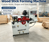 Routeur automatique haute vitesse à moteur 3,5 kW Dia. Machine à fabriquer des tiges et des goujons en bois ronds de 20 mm