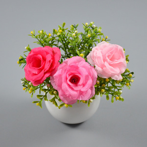Rosas Artificiales Dongchen de 6 cm, Flores de Seda para Decoraciones de Boda, Arreglos Florales y Uso Internacional - Product Image 2