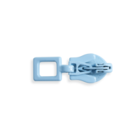 Fermeture à glissière invisible à verrouillage automatique de taille personnalisée de haute qualité directe d'usine fermeture à glissière en nylon 3 # durable avec alliage de zinc-fabriqué à partir de métal