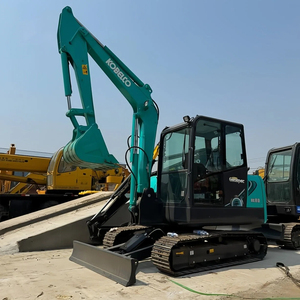 High Digging Force 6 Ton Mini Excavator SK60 High Speed Crawler Digger for <b>Foundation</b> Digging - Product Image 3