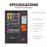 AFEN Geoptimaliseerde Automatische Versfruit Automaat met Lift, 22 inch Touchscreen, Compressor Koeling, Afstandsbediening, Meerdere Functies