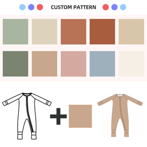 Combinaison pour bébé en viscose de bambou douce, imprimé <span class=keywords><strong>mouton</strong></span> de dessin animé personnalisé, fermeture éclair bidirectionnelle, anti-coup de pied, pour le sommeil des nourrissons, OEM - Product Image 2