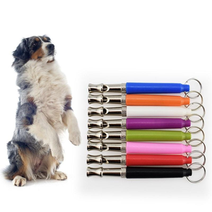 Sifflet d'entraînement pour chien en alliage plastique ultrasonique silencieux et coloré avec son d'avertissement, fréquence 5,4-12,8 KHz, anti-aboiement - Product Image 4