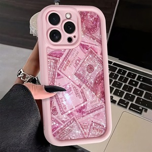 Élégant nouveau étui de téléphone brillant à paillettes roses pour <span class=keywords><strong>iphone</strong></span> 17 16 15 14 <span class=keywords><strong>Pro</strong></span> <span class=keywords><strong>Max</strong></span> 13 <span class=keywords><strong>12</strong></span> <span class=keywords><strong>Coque</strong></span> de téléphone design - Product Image 4