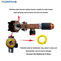 PRD-717 PORPHIS 1.3mm buse Automoive finition pistolets de pulvérisation réparation de voiture pistolet de peinture pour peinture voiture peinture pistolet à Air