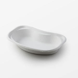 Polpa biodegradabile 700 ml Emesis rene bacinella usa e getta in cartone usa e getta piatti a forma di rene piatto a forma di rene - Product Image 3